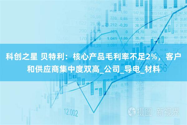 科创之星 贝特利：核心产品毛利率不足2%，客户和供应商集中度双高_公司_导电_材料